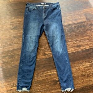 Old Navy Women's Skinny Jeans - Dark Blue